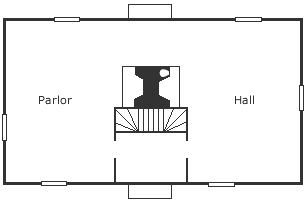 Illustration of typical floorplan.