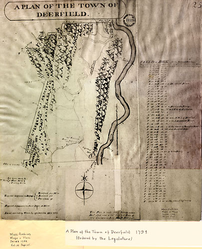 Hoyt Map of Deerfield, 1794